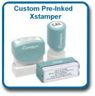 Custom Pre-Inked Xstamper