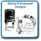 Monogram Address Stamps