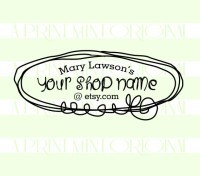 Doodle Business Card Logo Custom Shop  self inking and rubber stamps great for business cards, business logos, and crafts.