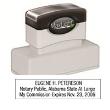 Alaska notary pre-inked X-Stamper conforms to state laws. Violet ink size 5/8" x 2-1/2" X stamper- Just Made Better