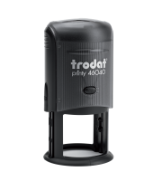 Custom Self-Inking Stamp Circle  Trodat Stamp 1-5/8" 46040 Trodat   Trodat Self-inking. They are climate neutral, intuitive and clean replacement of ink pads, incredibly small & light.