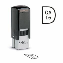 Design your own D customizable Trodat self inking inspection stamp. Order a round inspection stamp they are custom made in the USA and ship in 1-3 business days.