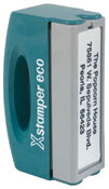 Custom Logo Stamp Xstamper Pre-Inked Pocket Stamp 1/2" x 2",  N40  Xstamper pre-inked stamps are designed to last for years with a laser engraved rubber for durability.
