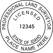 Idaho Land Surveyors Seal