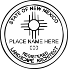 New Mexico Landscape Architect Seal