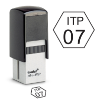 Hexagon Inspection Self-inking Stamps- Trodat