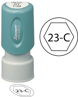 Circle Hexagon Inspection Stamps- X-Stamper