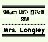 From The Desk of School Teacher Name Stamp