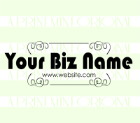  Custom Business Card Logo- Etsy Shop Stamp