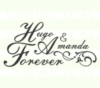 Custom Wedding Stamp, Bride and Groom Name Stamp 