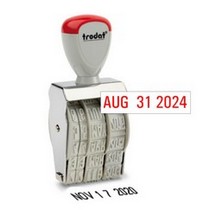Line Dater Trodat Text is 3/16" Inch   rubber stamp.Seamless Continuous band. Guaranteed high quality products.