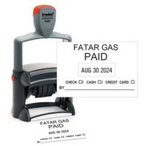 5480 Trodat Custom Text    Dater Stamp 1 3/4 by 2 5/8 custom text date month year self inking stamp Trodat stamp and X-Stamper. High quality custom date machine and stamper.