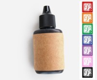 Self Inking Refill Ink- Small. For traditional rubber stamp and Trodat self- inking stamps