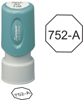 Custom Large Octagon Inspection Stamp N32 stamp. Custom inspection stamps and quality inspection stamps are high quality and easy to use made in the USA .