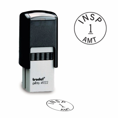 Design your own Trodat 4922 Custom Inspection stamps . Order a custom inspection stamp they are custom made in the USA and ship in 1-3 business days.
