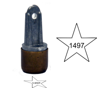 Design your own Star inspection stamp Neoprene. Order a round inspection stamp they are custom made in the USA and ship in 1-3 business days.