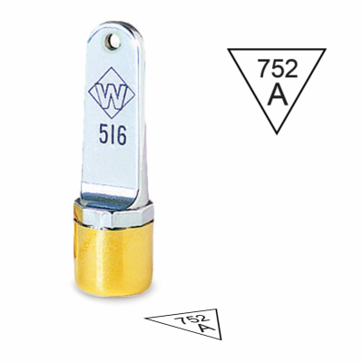Design your own Triangle inspection stamp Neoprene rubber. Order a round inspection stamp they are custom made in the USA and ship in 1-3 business days.