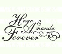 Custom Wedding Stamp, Bride and Groom Name stamp custom return address rubber stamp great for stationary, weddings, invitations.