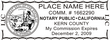 CA-NOT-1 - California Notary Stamp