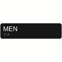 Men 2″ x 8″ economy braille signs. Produced with standard designs these ADA signs are an economical way to achieve ADA compliance.