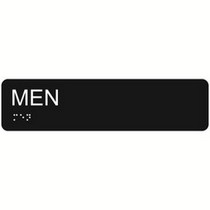 Men 2″ x 8″ economy braille signs. Produced with standard designs these ADA signs are an economical way to achieve ADA compliance.