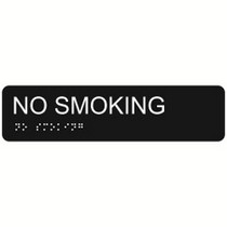 No Smoking 2″ x 8″ economy braille signs. Produced with standard designs these ADA signs are an economical way to achieve ADA compliance.