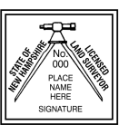 New Hampshire Licensed Land Surveyor Seal Embosser