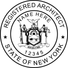 New York Registered Architect Seal Embosser