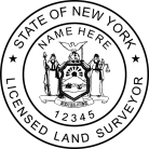 New York Licensed Land Surveyor Seal Embosser