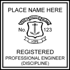 Rhode Island Professional Engineer Seal Embosser