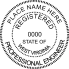 West Virginia Professional Engineer Seal Embosser