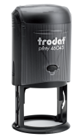 Trodat Self-Inking Stamp 1- 3/4" 46045 Trodat   Trodat Self-inking. They are climate neutral, intuitive and clean replacement of ink pads, incredibly small & light.