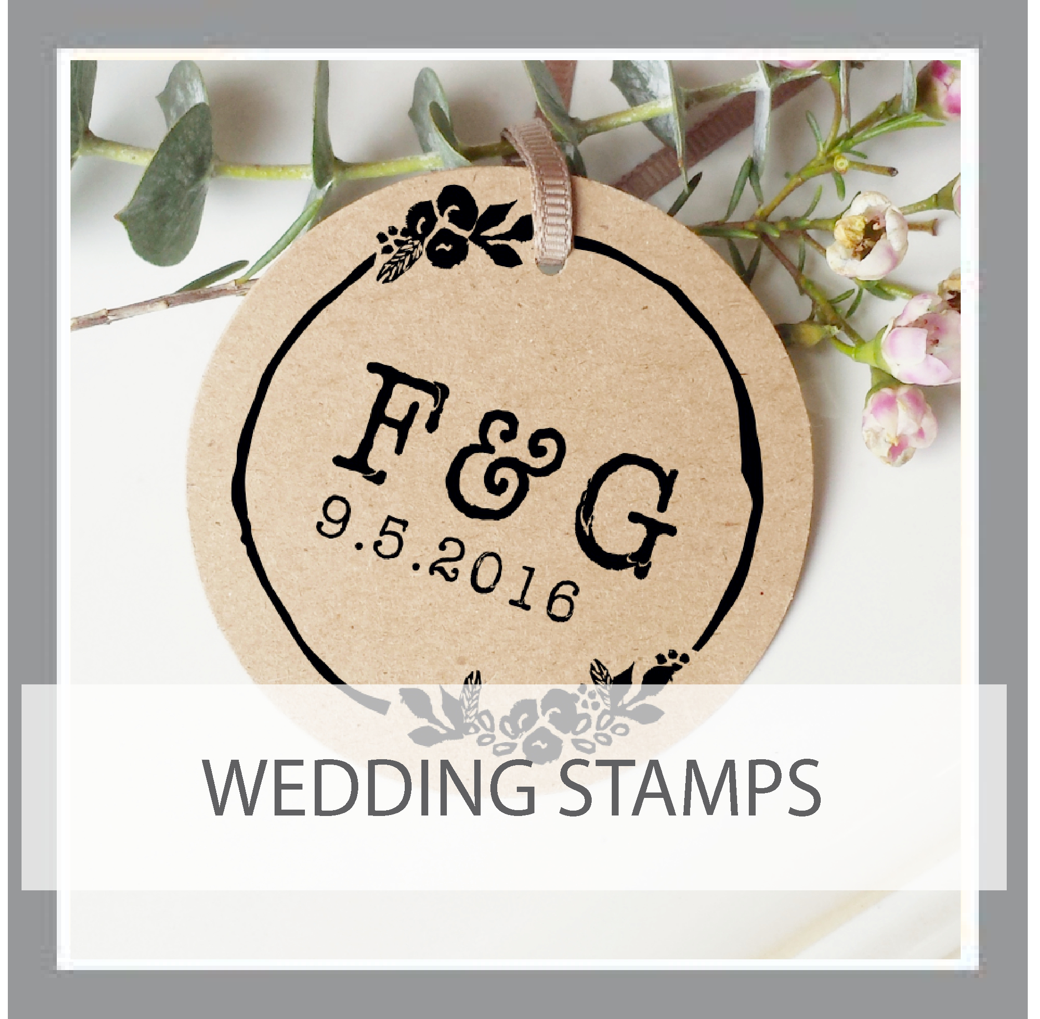 Custom Wedding, Return Address, and Novelty Stamps by The Print Mint