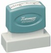 Custom Logo Stamp Xstamper Pre-Inked Stamp 11/16 x 1-15/16 in, N11 Xstamper pre-inked stamps are designed to last for years with a laser engraved die for durability.