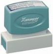 Custom Logo Stamp Xstamper Pre-Inked Stamp 5/8" x 2-7/16", N14  Xstamper pre-inked stamps are designed to last for years with a laser engraged die for durability.