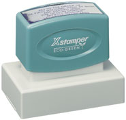N16 X-stamper Pre-Inked Stamp 1-1/2" x 2-1/2", N16  Xstamper pre-inked stamps are designed to last for years with a laser engraged die for durability.