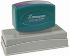 N24 X-stamper Pre-Inked Stamp 1-3/16" x 3-1/8",  N24  Xstamper pre-inked stamps are designed to last for years with a laser engraged die for durability.