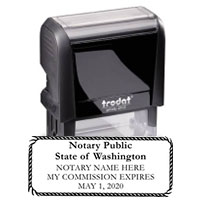 4915-43 - Washington Notary Stamp 